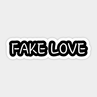 FAKE LOVE - K-POP BTS Merch Sticker